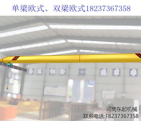 黑龙江单梁欧式起重机厂家 安全保护装置有哪些？